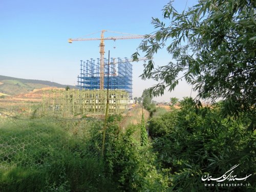 ساخت و ساز غیر مجاز و بنای خانه بر روی تپه های لسی در  گرگان