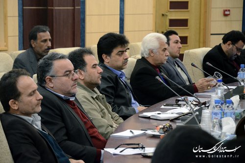گزارش تصویری از شورای هماهنگی مدیریت بحران استان گلستان دی ماه 93