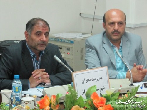 حضور نمایندگان دهیاری در جلسات  شورای هماهنگی مدیریت بحران بندرگز
