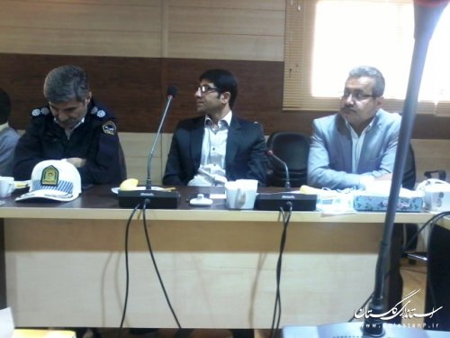 کارگروه تخصصی امداد ونجات مدیریت بحران استان  در گرگان بر گزارشد  