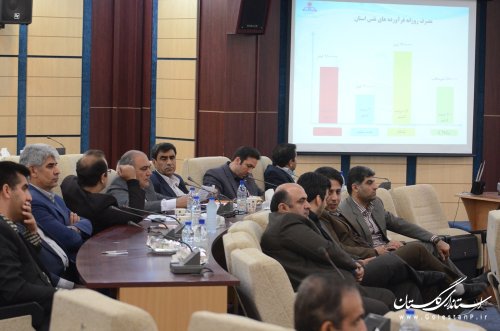 گزارش تصویری جلسه شورای هماهنگی مدیریت بحران استان گلستان