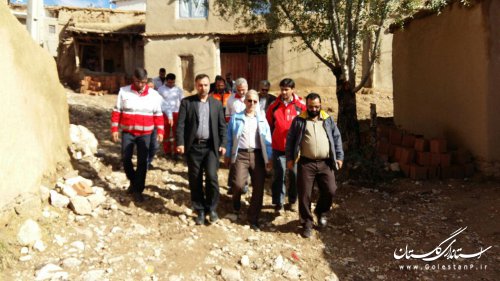 گزارش تصویری/ بازدید مجتبی جمالی مدیرکل مدیریت بحران گلستان از مناطق سیلزده شاهکوه