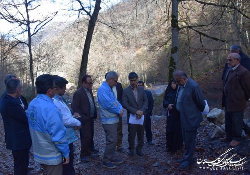 افتتاح پروژه سنگی ملاتی سرشاخه‌گیر گرمابدشت اداره کل منابع طبیعی گلستان