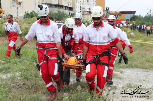 مانور تمرین استانی تمام عیار زلزله و پاسخگویی به حوادث زنجیره ای در شهرستان کردکوی  18 اردیبهشت 1402